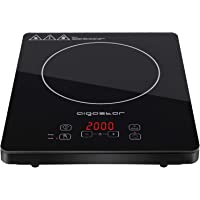 Los mejores  - Aigostar Blackfire 30IAV - Placa inducción portátil multifunción con 2000 Watios de potencia- controles táctiles- 10…